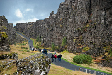 Thingvellir - Easternmost wall of the North American Tectonic Plate